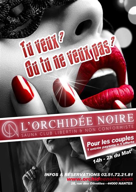 femme libertine nantes|Orchidee noire